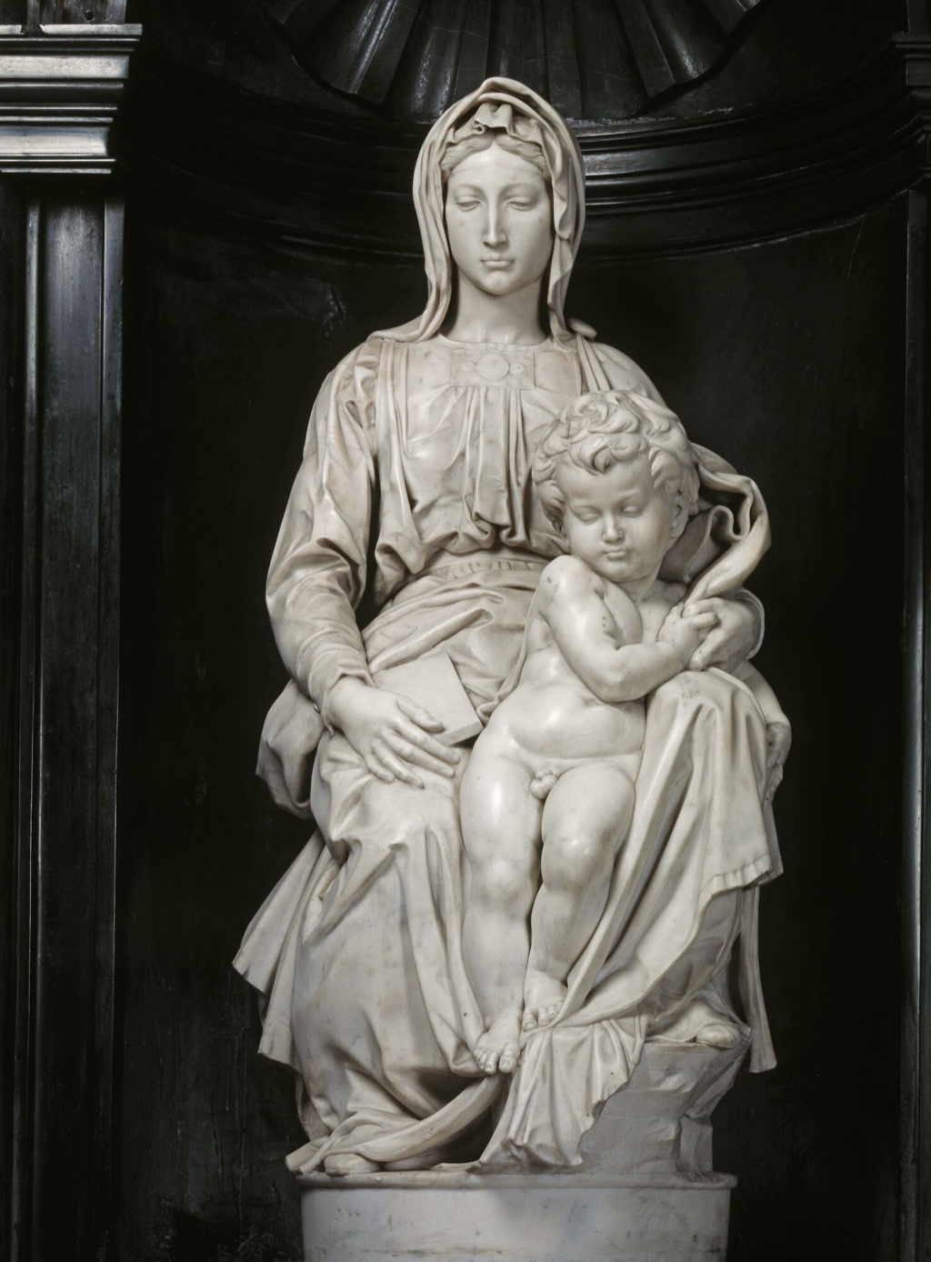 Madonna of Bruges by Michelangelo in the Church of Our Lady, Bruges