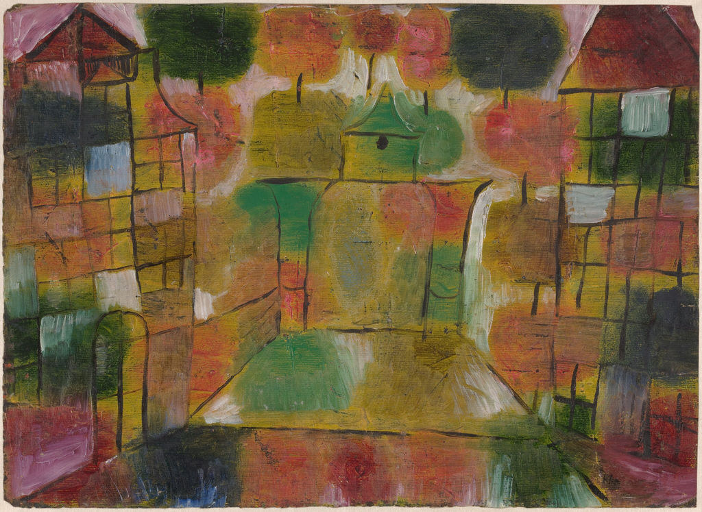Paul Klee, Tree and Architecture--Rhythms, 1920, an architectural comparison work