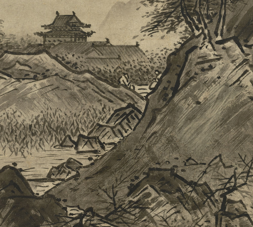 中景の道 — A-1398 cropped detail