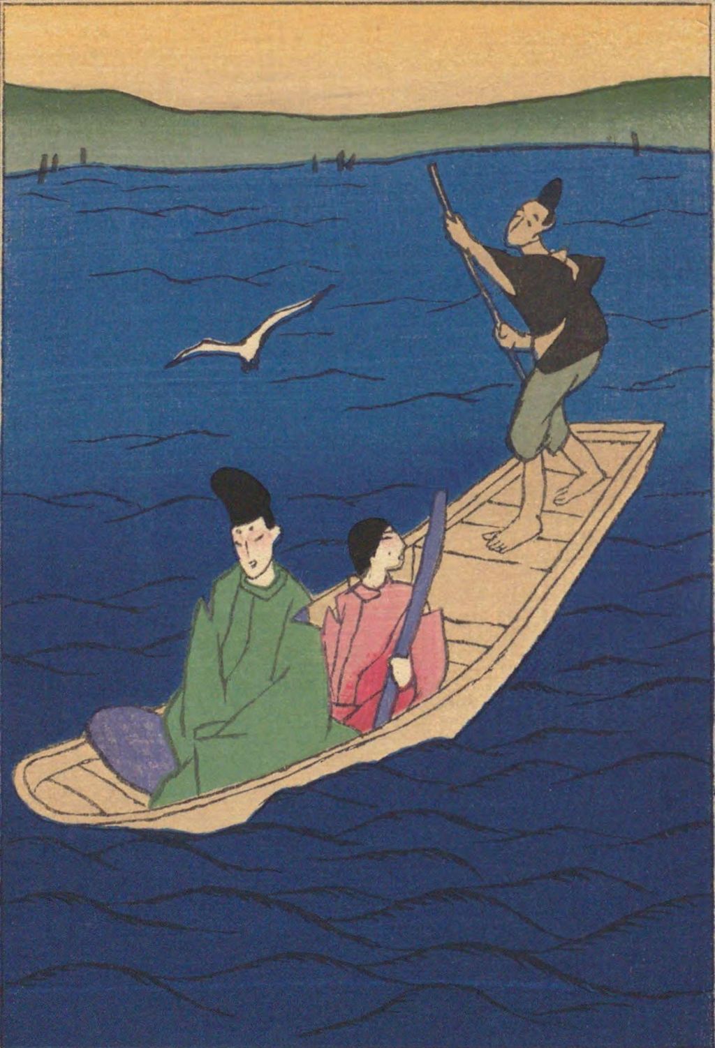 『新訳絵入伊勢物語』挿絵、一九一七年