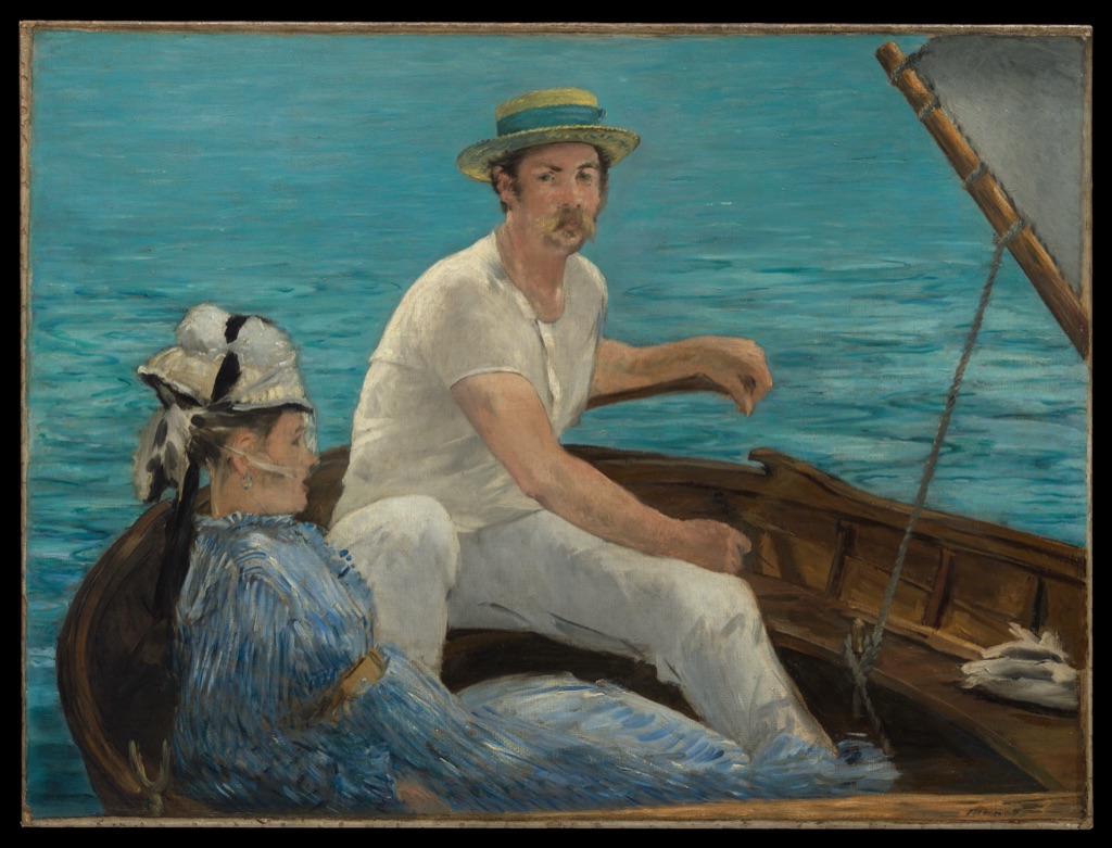 Manet's Boating illustrating composition
