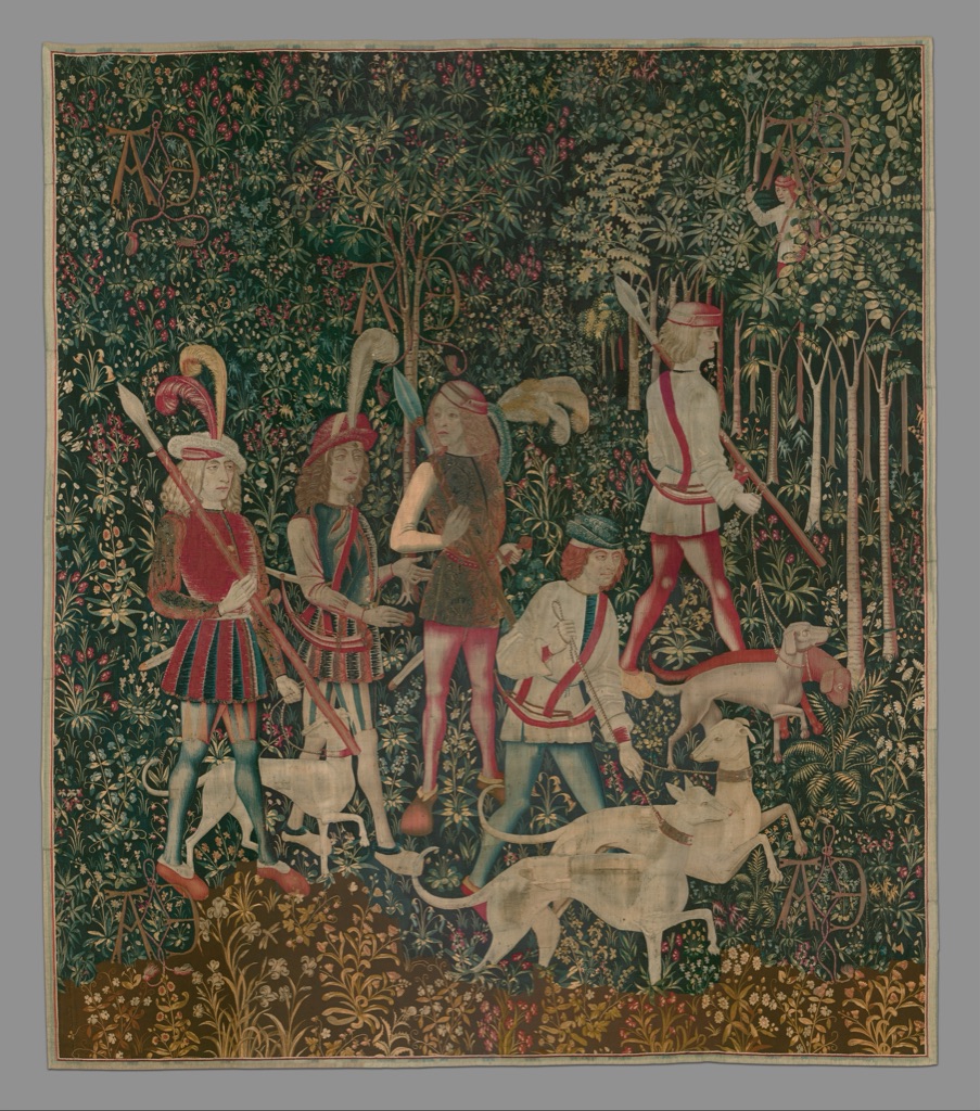 Patterned manuscript page