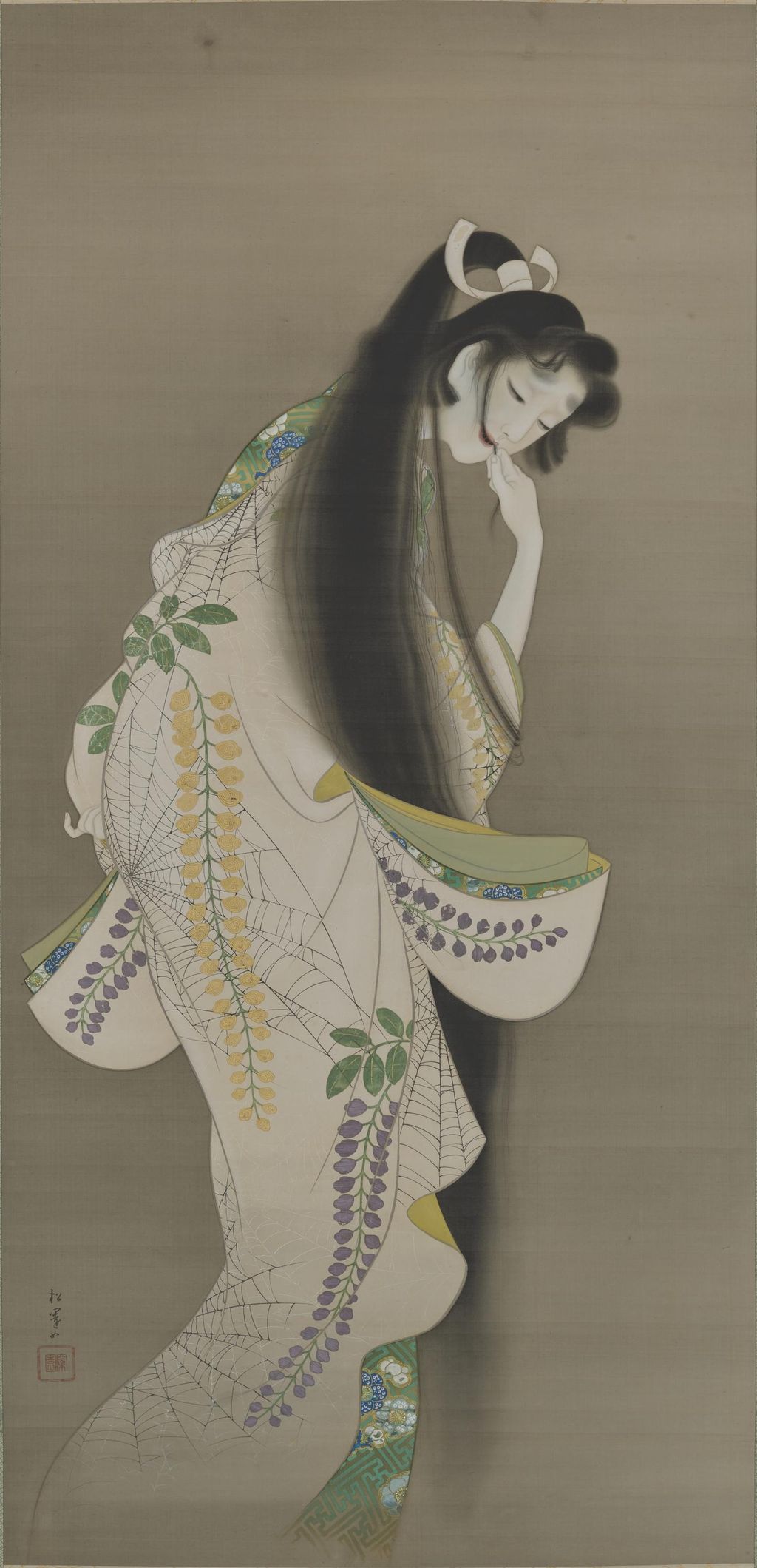 上村松園《焔》、一九一八年